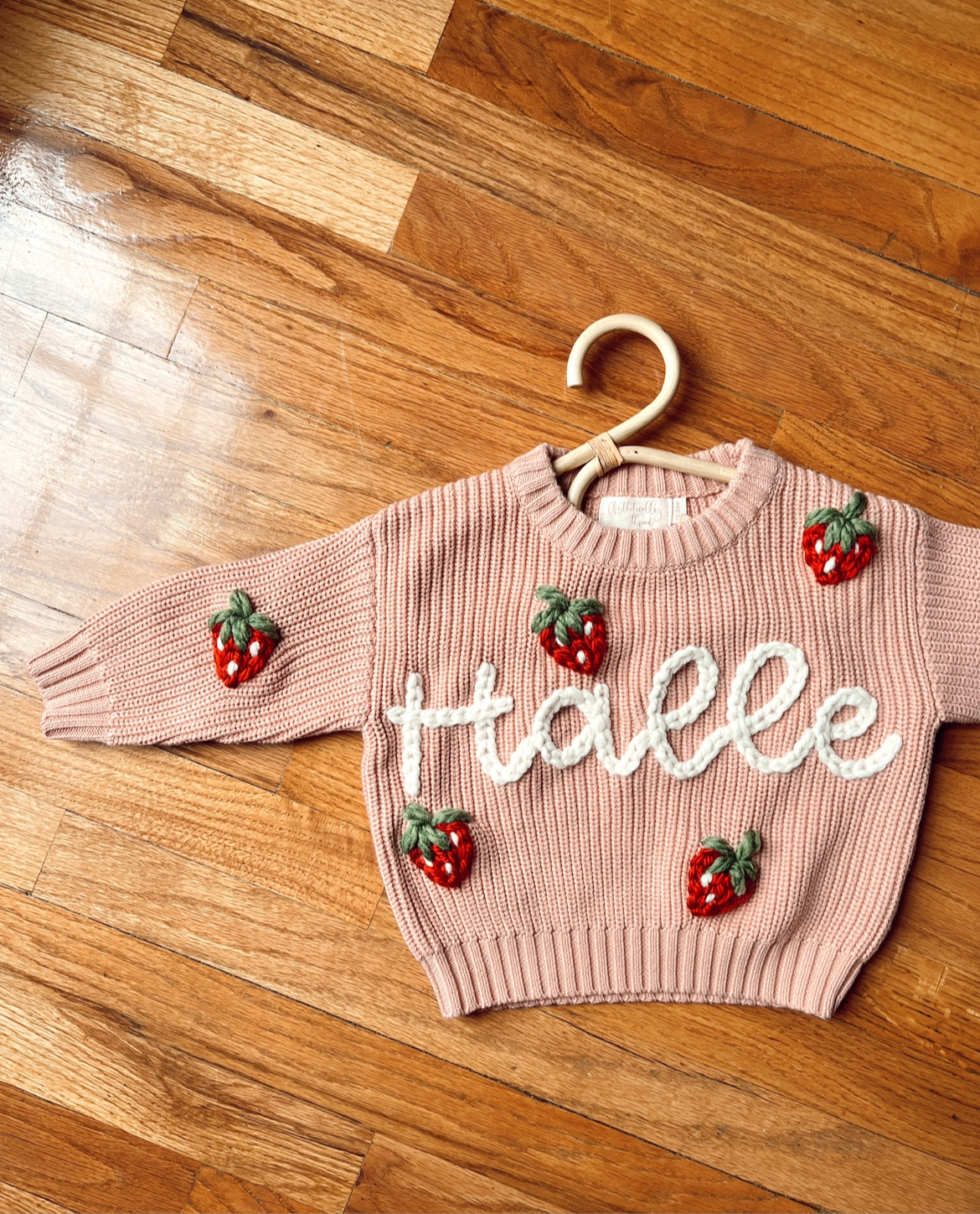 Peony Embroidered Sweater